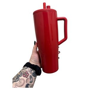 LE Maraschino BrüMate 40oz Era Stainless Steel Tumbler w/ Straw + Magnetic Caps